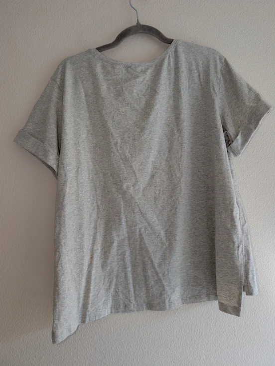 NWT Felina Soft Organic Cotton Lounge Wear Stretch Scoop Neck Tee Size Large - Picture 6 of 10